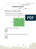 5° Básico Prueba Unidad 5 Santillana