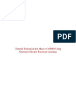 Channel Estimation For Massive MIMO Using Gaussian-Mixture Bayesian Learning