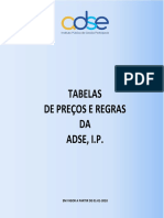 ADSE - Proposta de Nova Tabela de Preços ADSE 2018