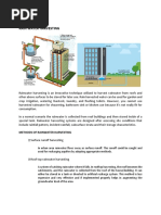 Rain Water Harvesting