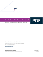 Nebulized Epinephrine For Croup in Children (Review) : Cochrane