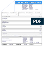 RPT Cell One Bill Details