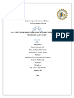 Tratamiento de Soluciones Residuales de Cianuro Mediante El Proceso de Acido Caro