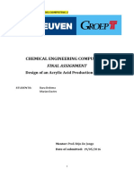 Chemical Engineering Computing Ii: Final Assignment