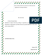 Review On The Response of Wheat (Triticum Aestivum L) To Foliar and Soil Application of Nitrogen Fertilizer