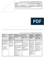 Design RA - Risk Assessment Form - Guidance