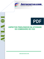 Aspectos Fisiológicos Da Atividade Do Comissário de Voo