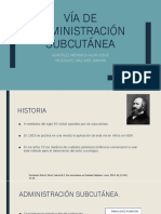 Vía de Administración Subcutánea