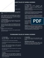 Tournament Rules - ML