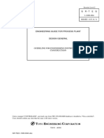 GR-TEG1-1000-004 Guide Line For Engineering Instruction To Construction