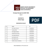 Strategic Management (MGT 489) : Case-3