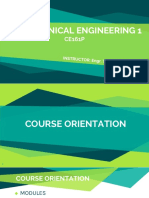 Course Orientation CE161P