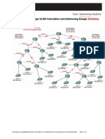 Activity 6.4.2: Challenge VLSM Calculation and Addressing Design