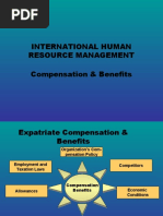 International Human Resource Management Compensation & Benefits