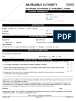 Application For Drivers License PDF