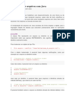 Escrever e Ler Arquivos Com Java PDF