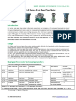 LC Series Oval Gear Flow Meter