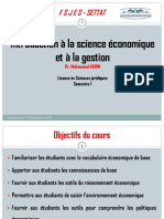 Introduction Aux Sciences Economiques