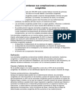 Estados Del Embarazo Sus Complicaciones y Anomalías Congénitas