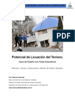 GUIA - Potencial de Licuación Del Terreno (Guia de Diseño)