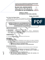 PERCY LUIS RAMOS TAPIA - Análisis Del Expediente Derecho Procesal Laboral