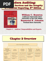 Assurance Services and The Integrity of Financial Reporting, 8 Edition William C. Boynton Raymond N. Johnson