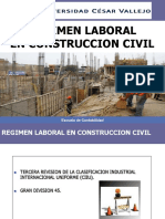 Régimen Laboral Construcción Civil