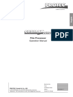 Manual de Usuario Procesadora de RX Protec Optimax 2010 (Inglés) PDF