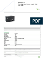 Product Data Sheet: Roda - Light Rotary Dimmer - Incand - 400W - 220V - Grey