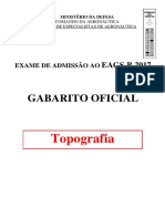 Aeronautica 2016 Eear Sargento Da Aeronautica Topografia Prova