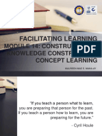 Facilitating Learning - Module 1 - Metacognition