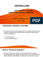 Controlling: Strategic Control Systems Identifying Control Problems