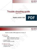 Radwin/ Ceragon Troubleshooting