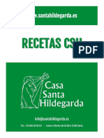 Recetas Santa Hildegarda de Bingen CSH