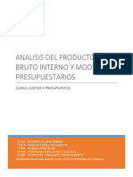 I Analisis Del Producto Bruto Interno y Sus Tendencias