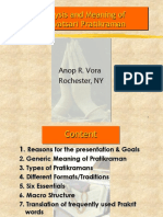 Analysis and Meaning of Samvatsari Pratikraman: Anop R. Vora Rochester, NY