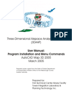 Three-Dimensional Airspace Analysis Programs (3DAAP) : User Manual: Program Installation and Menu Commands