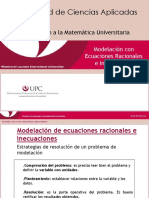 Modelacion de Ecuaciones Racionales e Inecuaciones