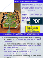 Problemas de La Gestion Del Agua en El Perú