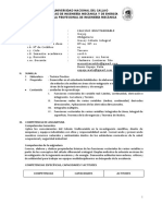 Silabo de Calculo Multivariable