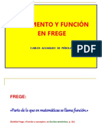 Argumento y Función en Frege