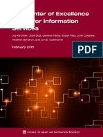 The Center of Excellence Model For Information Services: February 2015