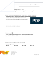 Teste 2 - 1P - 6ºano PDF