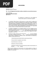 Carta Notarial de Brenda Quichis Hostigamiento