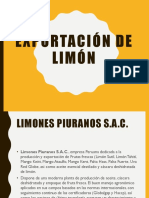 Exportacion de Limon