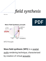 Wave Field Synthesis - Wikipedia