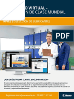 Diplomado en Lubricacion de Clase Mundial en Linea Nivel 2 PDF