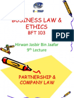 4.lecture Partnership and Company Law