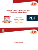 Abrar Hasan: National Foods - A Success Story A Pakistan's Case Study'