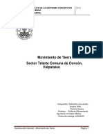 Informe Movimiento de Tierra PDF